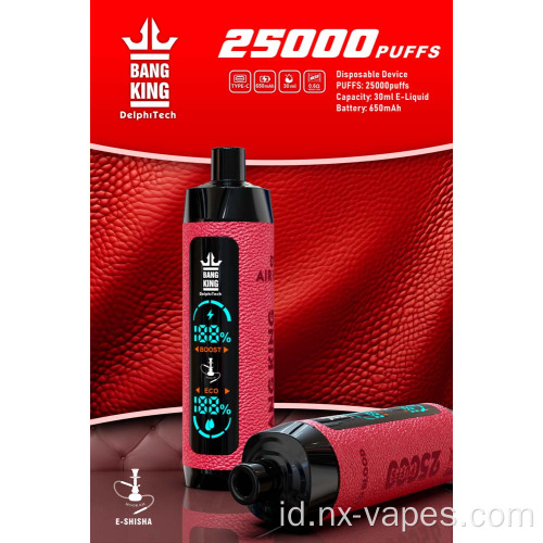 Bang King Shisha 25000 Puffs Disposable Vape Wholesale